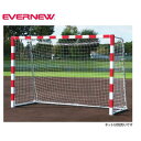 【法人限定】ハンドゴールスチール エバニュー EVERNEW ゴール 2台1組 ネット別売 スポーツ施設 教育施設 体操教室 学校 部活 日本製 EKD788