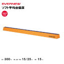 【法人限定】ソフト平均台低床 エバニュー EVERNEW 体操 体育 スポーツ施設 教育施設 体操クラブ 体操教室 学校 部活 日本製 EKF508