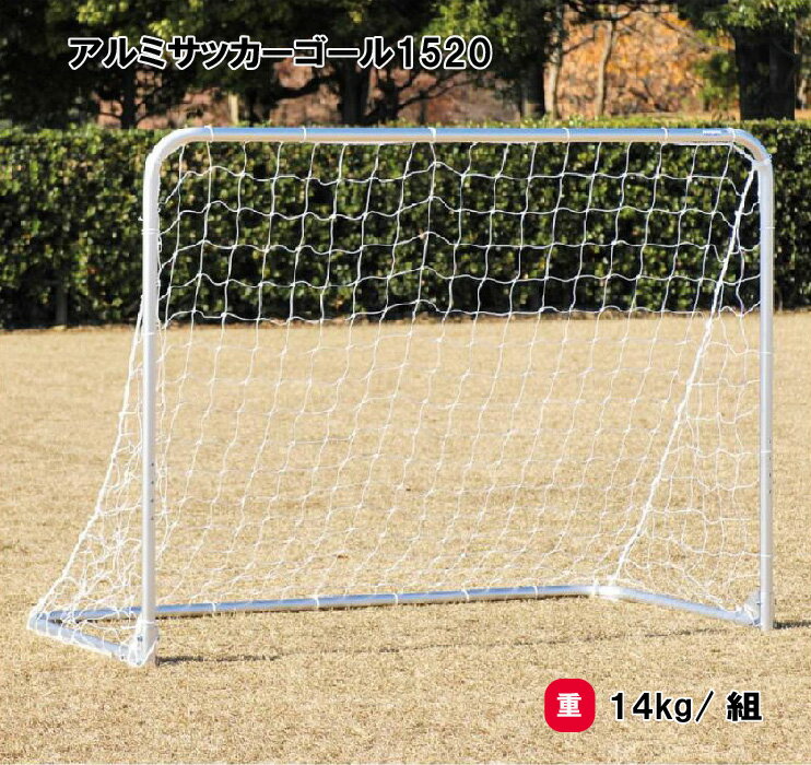 サッカーゴール ミニゴール サッカー 練習用 トレーニング 2台1組 TOEILIGHT トーエイライト アルミサッカーゴール1520 B-3881 法人限定