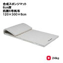 体操マット 教育マット 授業マット マット 体操 授業 学校 幼稚園 保育園 施設 TOEILIGHT トーエイライト 合成スポンジマット 6cm厚 抗菌6号帆...
