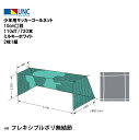 ウザワネット 少年用サッカーゴールネット 10cm□目 110dT/720本 ミルキーホワイト 2枚1組 フレキシブルポリ無結節 サッカー ネット 部活 趣味 チーム イベント 体育祭 体育 学校設備 教育施設 体操施設 44257 法人限定