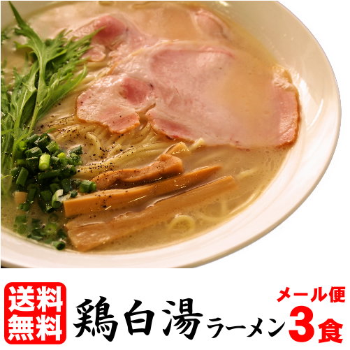 送料無料 ラーメン メール便 お試しセット ★鶏の旨味がたっぷり味わえる！★≪鶏