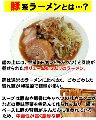 老舗の匠 製麺処 桔梗庵 【送料無料(メール便)】まずはお試し!二郎系の味噌味!≪豚系・味噌ラーメン2食セット≫ 二郎系インスパイア 画像3