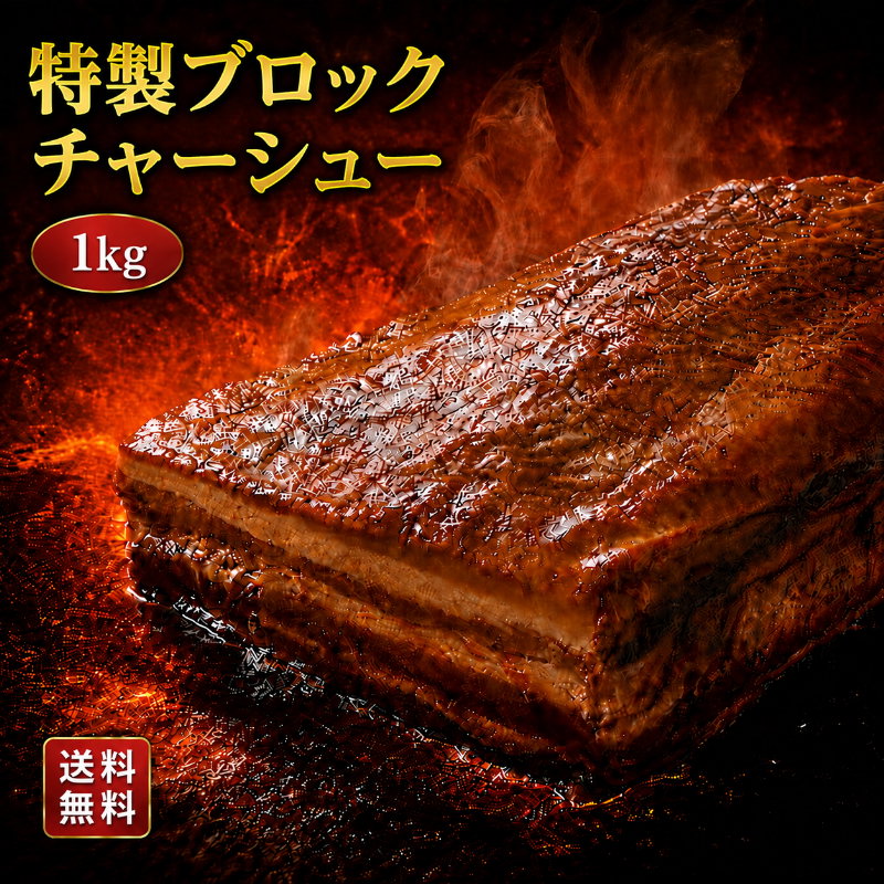 チャーシュー 焼豚 送料無料 ラーメンやつけ麺のトッピングに！★ラーメン店も使用する本格派★特製醤油でじっくり煮込…