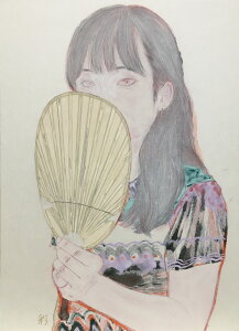 【一点もの】 オリジナル絵画 福田彩乃 「宵の月」 【KILALAFACTORY】