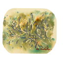 【一点もの】 オリジナル絵画 西川美穂 「Leaf」 水彩画 植物の絵 緑色のアート作品 プレゼントやインテリアに 世界絵画展大賞作家による作品 【KILALA...