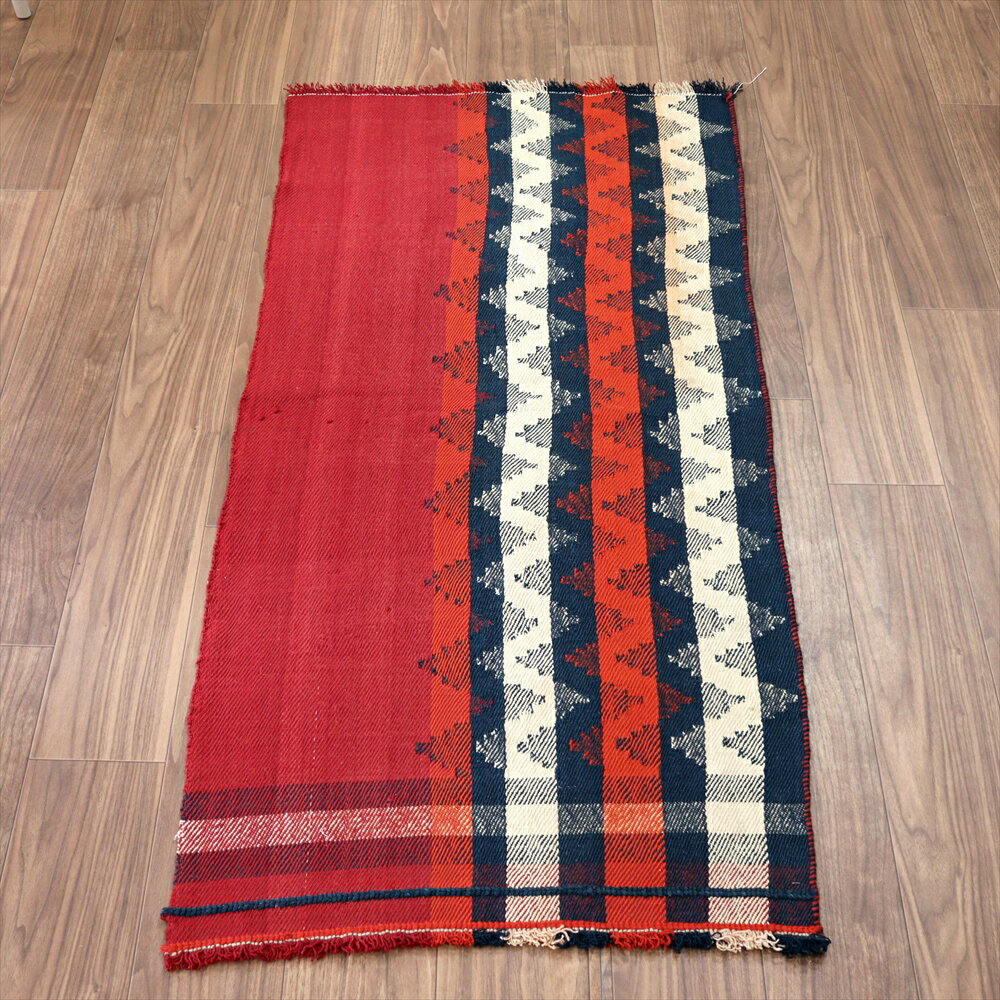 【15%OFFクーポン対象】オールドジャジム（テント装飾用）・カシュカイ族シラーズ148×70cmフラグメント