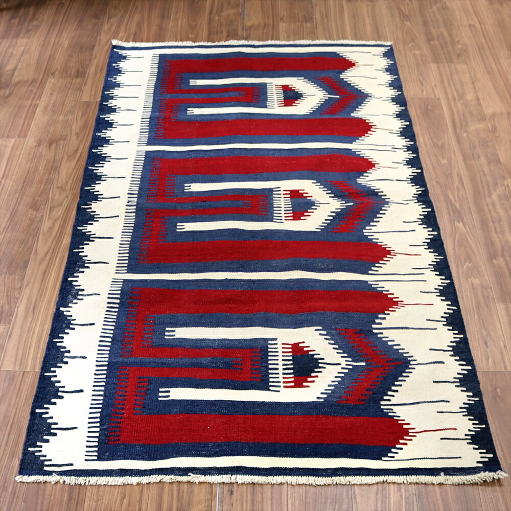 【15%OFFクーポン対象】オールドキリム コンヤ192×115cm3つのミフラープ