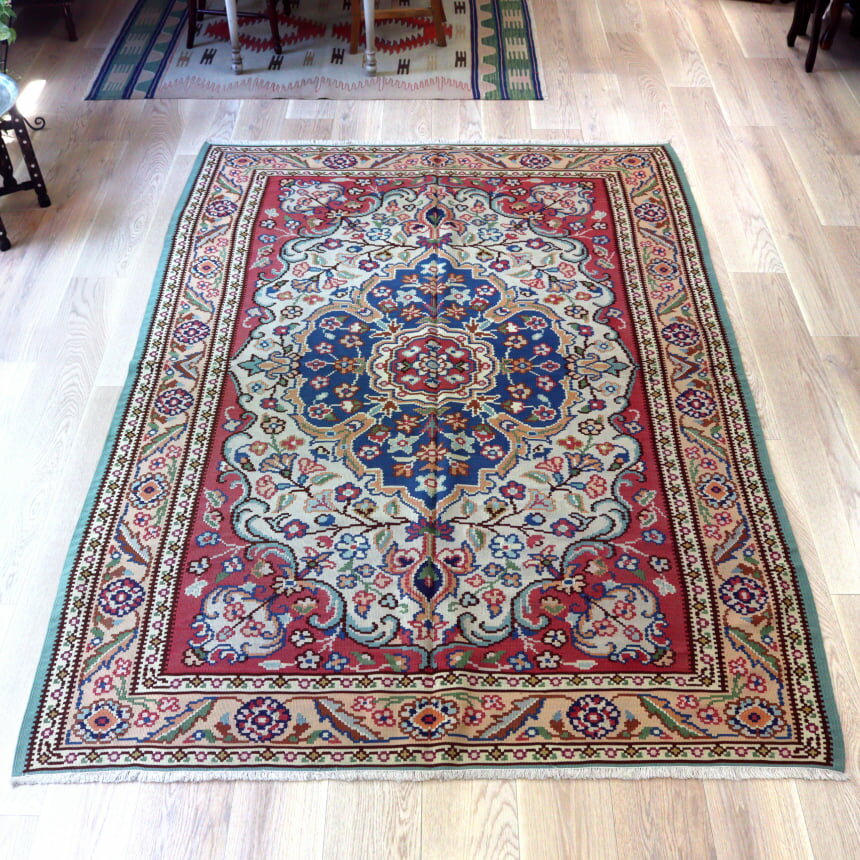 IKEA キリム　ラグ　マット　約175センチx120センチ IKEA キリム ラグ マット 約175センチx120センチ