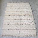 【15%OFFクーポン対象品】モロッコ キリム ハンディラ 221×148cm ウエディング用のブランケットキリム Moroccan Handira Wedding blancet
