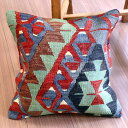 【15%OFFクーポン対象品】オールドキリム クッションカバー 40×40cm エシュメ Old Kilim Cushion