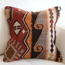 【15%OFFクーポン対象品】オールドキリム クッションカバー 40×40cm カルス Old Kilim Cushion