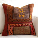 【15%OFFクーポン対象品】オールドキリム クッションカバー 40×40cm カルス Old Kilim Cushion