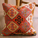 【15%OFFクーポン対象品】オールドキリム クッションカバー 40cm コンヤ Old Kilim Cushion
