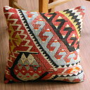 【15%OFFクーポン対象品】オールドキリム クッションカバー 35×34cm エシュメ・ドラゴンの爪 Old Kilim Cushion