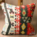 【15%OFFクーポン対象品】オールドキリム クッションカバー 41×40cm カイセリ・チフカナットキリム Old Kilim Cushion