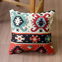 【15%OFFクーポン対象品】オールドキリム クッションカバー 35×35cm シャルキョイ Old Kilim Cushion