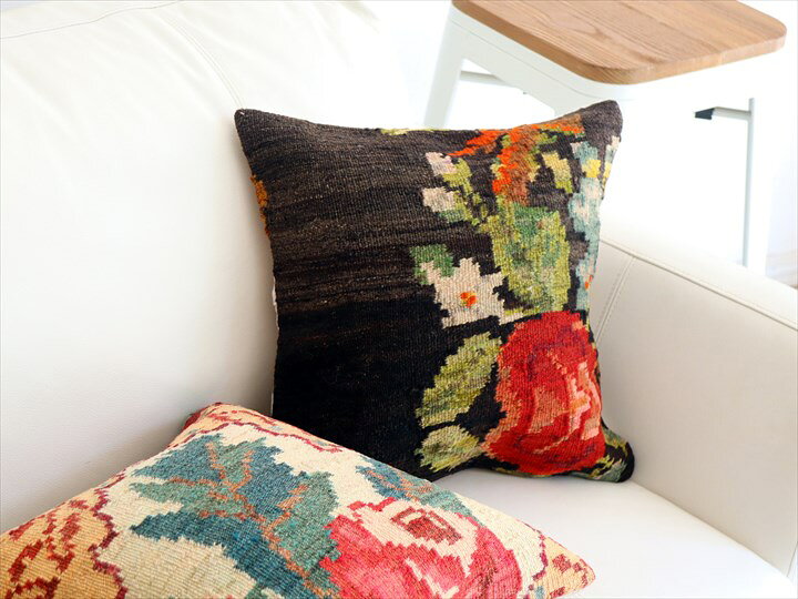 オールドキリム クッションカバー 40×40cm モルダヴィア Old Kiilim Cushion [2]