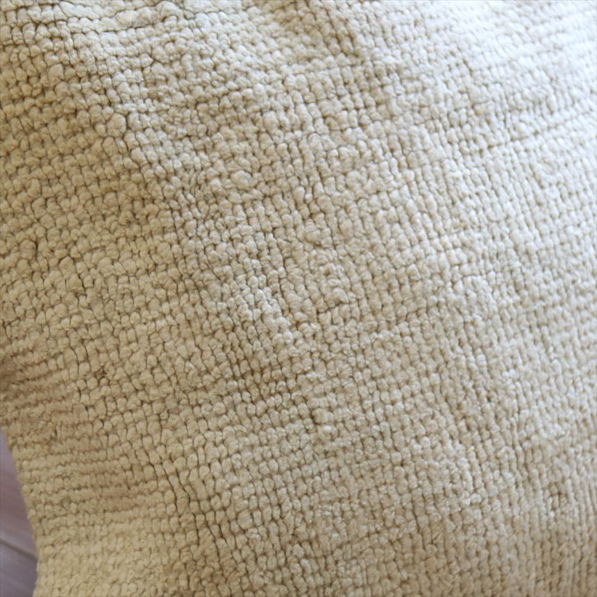 ヴィンテージラグ クッションカバー 40×41cm トルコ絨毯・ブリーチしたアンティーク加工 [2]
