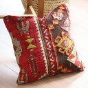 【15%OFFクーポン対象品】クッションカバー ヴィンテージ パイル織り 41×41cm トルコ絨毯 シワス地方