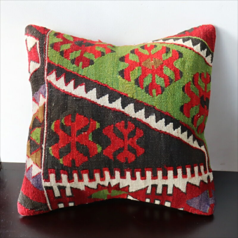 オールドキリム クッションカバー40×40cmマラテヤ チフカナットキリム