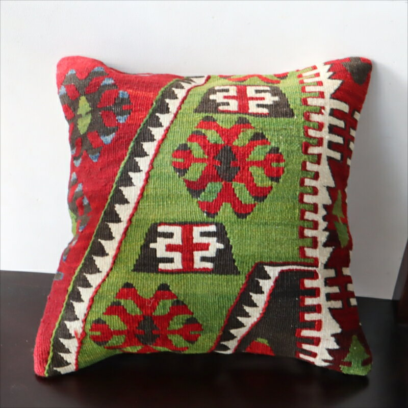 オールドキリム クッションカバー40×38cmマラテヤ チフカナットキリム
