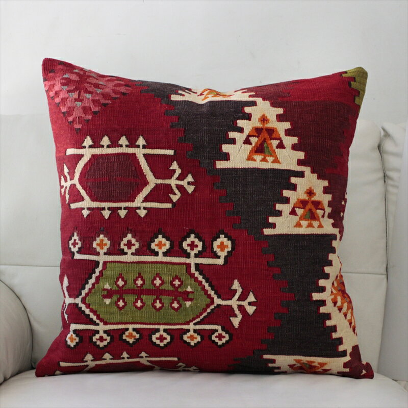 y15%OFFN[|ΏەizI[hLNbVJo[60cmpTCYETurkish Old Kilim Cushion gRDL2̃ThDN