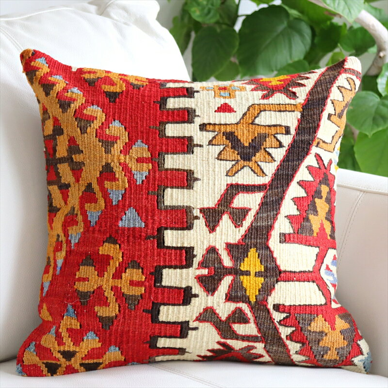 y15%OFFN[|ΏەizNbVJo[ 40cmTCY I[hL@Old Kilim Cushion JCZ@`tJibg