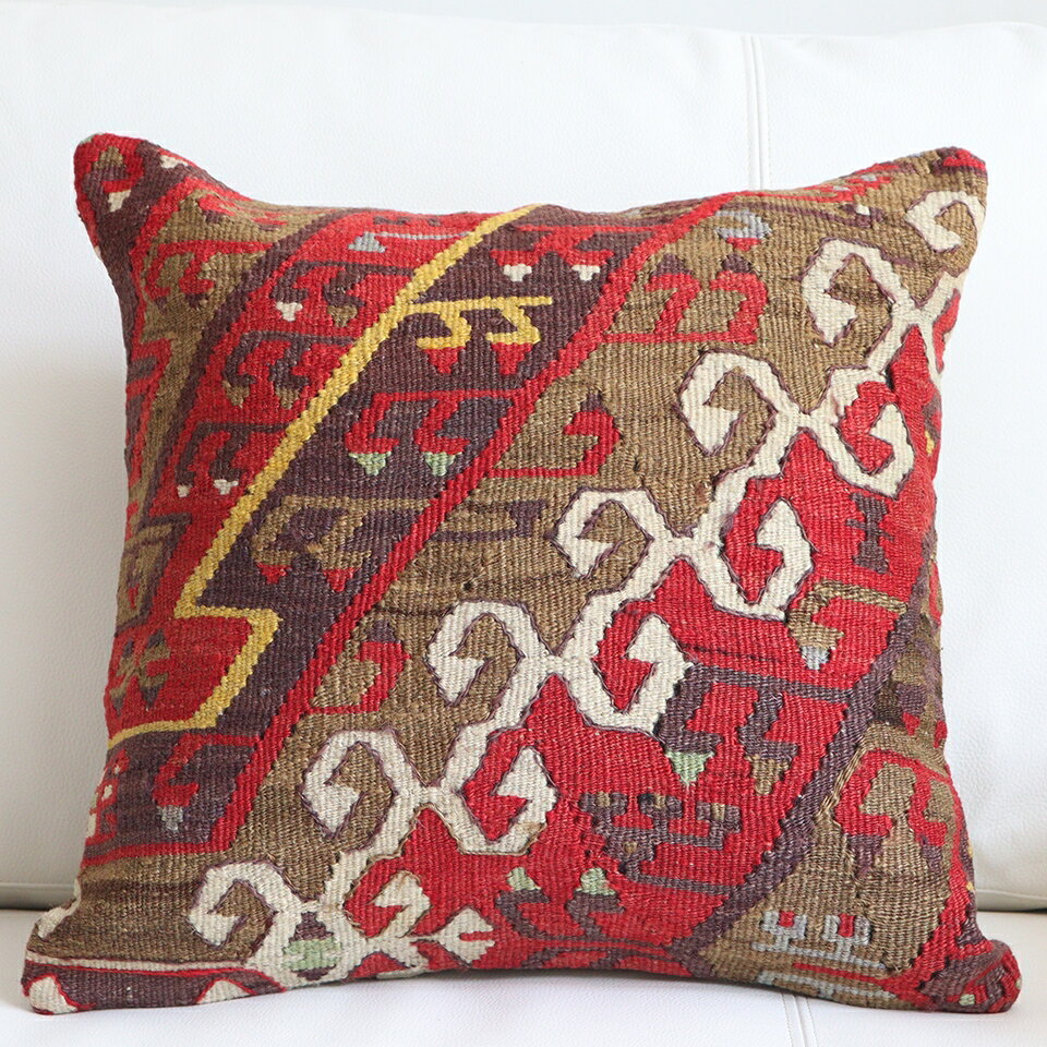 y15%OFFN[|ΏەizI[hLNbVJo[40cmTCY/Old Kilim Cushion hS̔