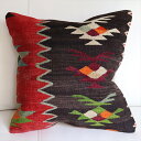 【15%OFFクーポン対象品】オールドキリムクッションカバー40cmサイズ/Old Kilim Cushion シャルキョイ