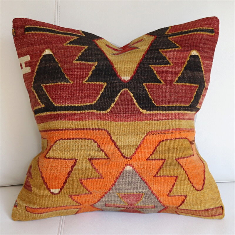 y15%OFFN[|ΏەizI[hLNbVJo[40cmTCY/Old Kilim Cushion R`{kY