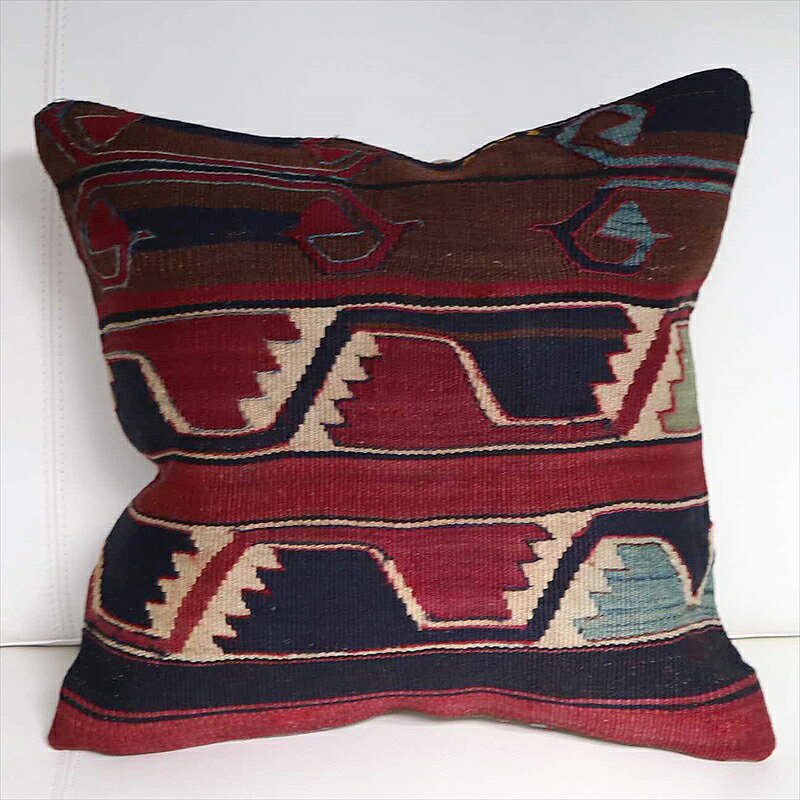 y15%OFFN[|ΏەizI[hLNbVJo[40cmTCY/Old Kilim Cushion ƃR`{kY