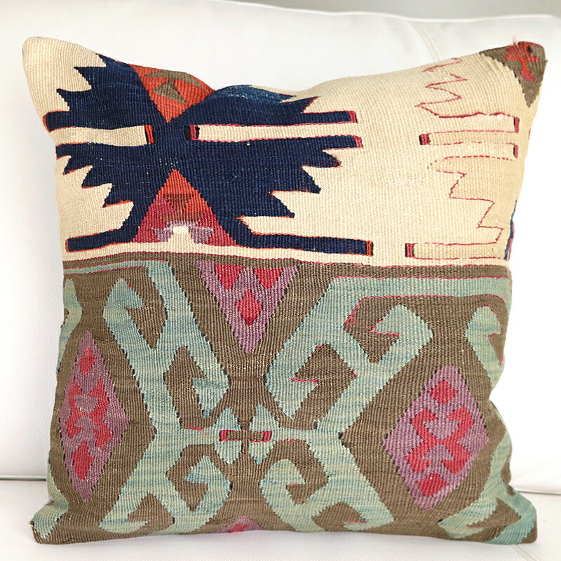 y15%OFFN[|ΏەizI[hLNbVJo[40cmTCY/Old Kilim Cushion lCr[ECgu[p[v