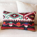 I[hLNbVE` Turkish Old Kilim Cushion 50~30cm@JCZ