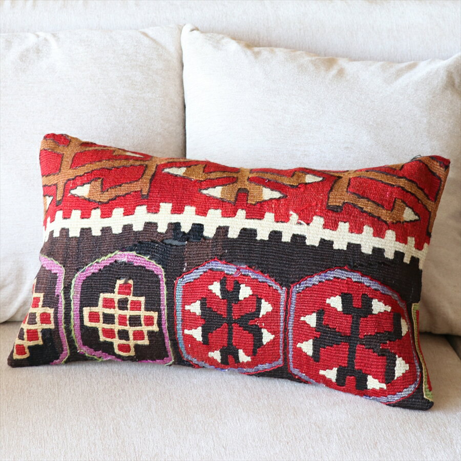 y15%OFFN[|ΏەizI[hLNbVE` Turkish Old Kilim Cushion 50~30cm@JCZ