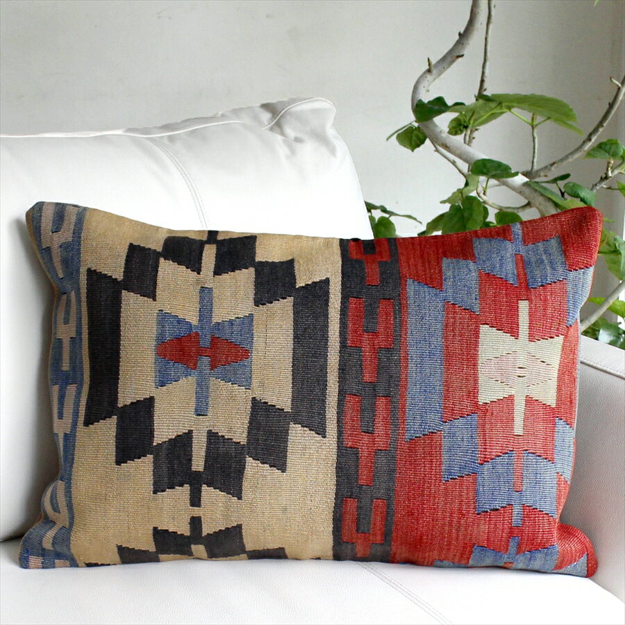 ɥ९åĹӥåԥ Turkish Old Kilim Cushion59x40cm/(Cal)