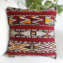 【15%OFFクーポン対象品】オールドキリム クッションカバー 40cm Turkish Kilim Cushion