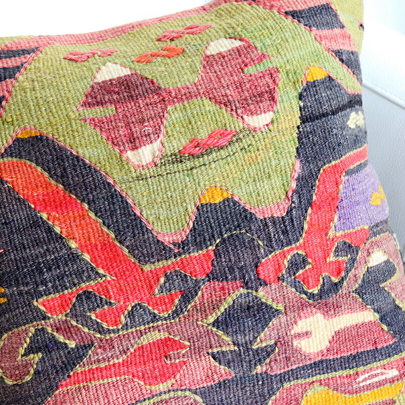 【15%OFFクーポン対象】オールドキリムクッ...の紹介画像2