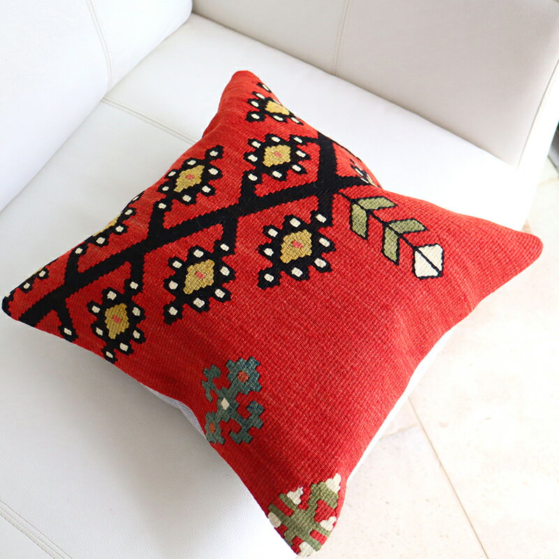 オールドキリムクッションカバー 40cm Old Kilim Cushion生命の樹・シャルキョイ [2]