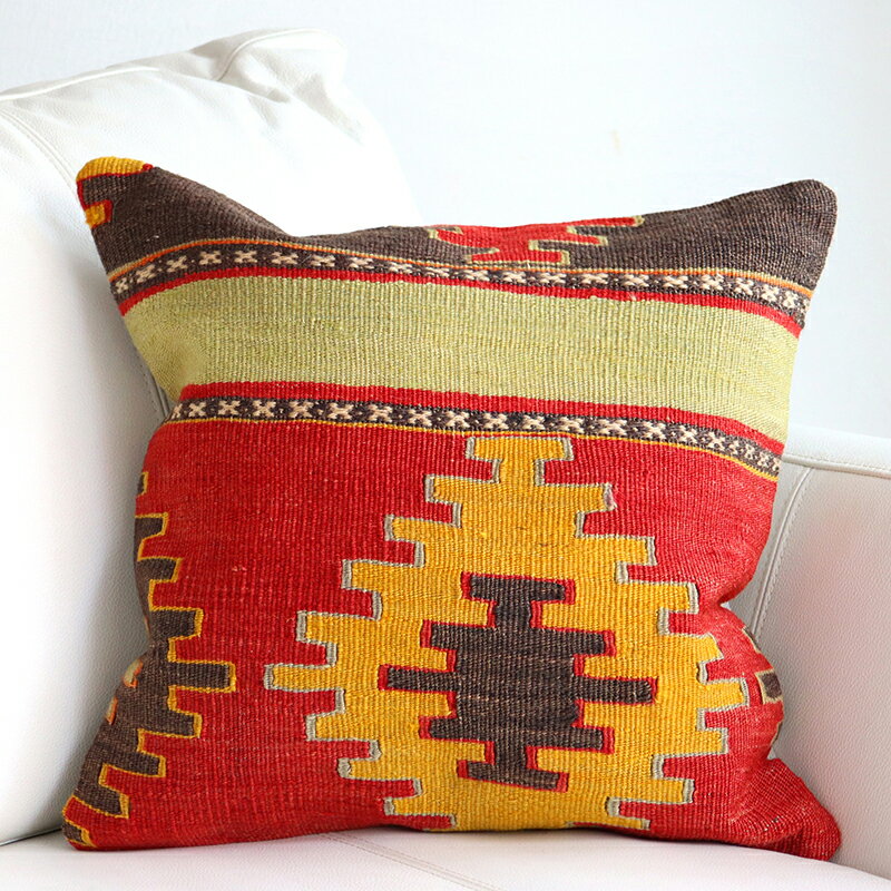 y15%OFFN[|ΏەizI[hLNbVJo[ 40cm Old Kilim CushionVX(Sivas)