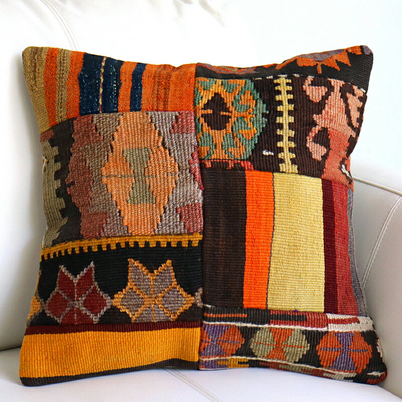 y15%OFFN[|ΏەizI[hLNbVJo[ 40cm /Old Kilim Cushion pb`[N gR̃E[DL