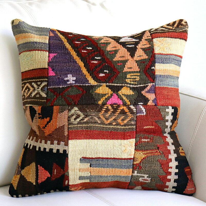 y15%OFFN[|ΏەizI[hLNbVJo[ 40cm /Old Kilim Cushion pb`[N gR̃E[DL