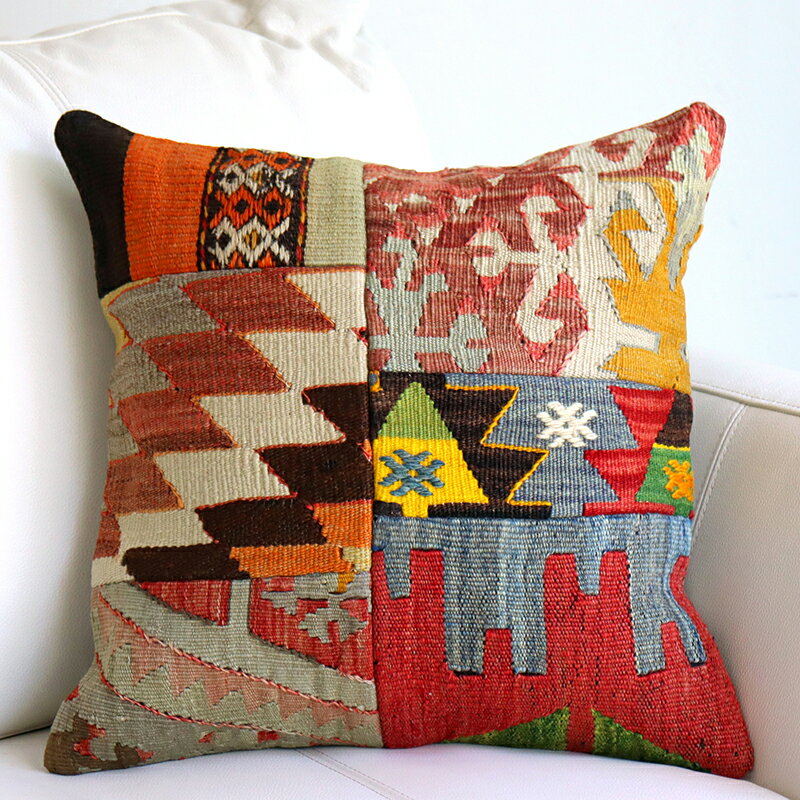 y15%OFFN[|ΏەizI[hLNbVJo[ 40cm /Old Kilim Cushion pb`[N gR̃E[DL