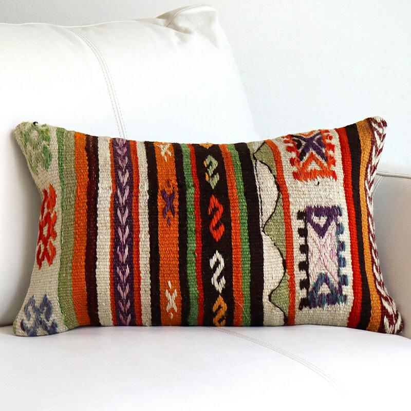 y15%OFFN[|ΏەizI[hLNbVE` 49~30cm{[_[WW Turkish Old Kilim Cushion