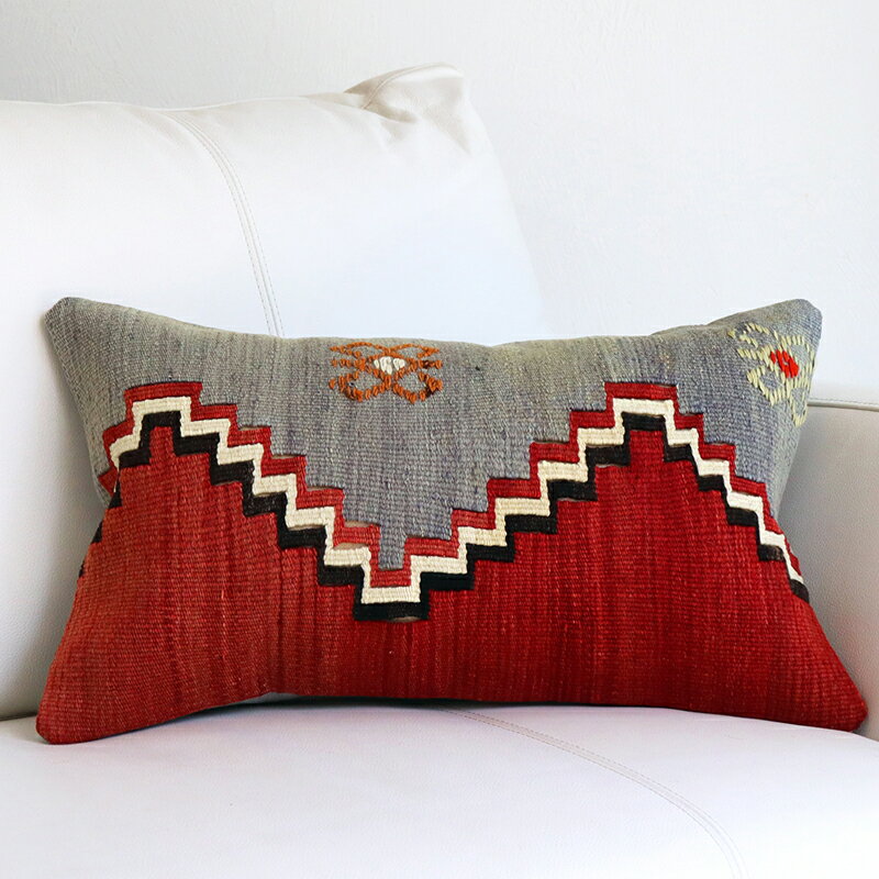 y15%OFFN[|ΏەizI[hLNbVE` 51~31cmԂWOUO Turkish Old Kilim Cushion