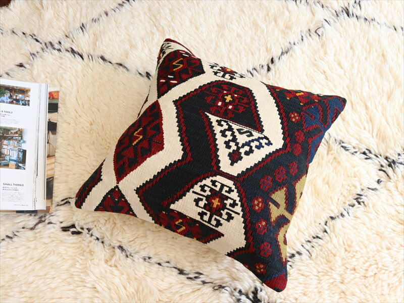 【15%OFFクーポン対象品】オールドキリム クッションカバー 40cmサイズ Old Kilim Cushion マラテヤ