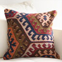 【15%OFFクーポン対象品】オールドキリム クッションカバー 40cmサイズ Old Kilim Cushion アイドゥン アンティーク ドラゴンのモチーフ
