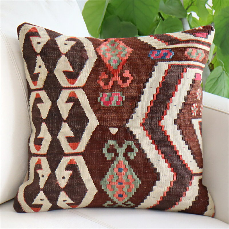 y15%OFFN[|ΏەizAeB[N LNbVJo[ 40cm Old Turkish Kilim Cushion AChD `l [YsNu[