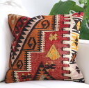 Old Kiilim Cushion I[hL NbVJo[ 40cm Be[WLJCZ hS̃`[t