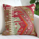 I[hL NbVJo[40cmTCY Old Kilim Cushion JCZ